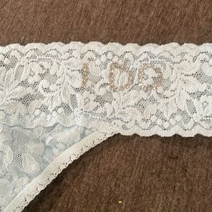 “I do” bride thong